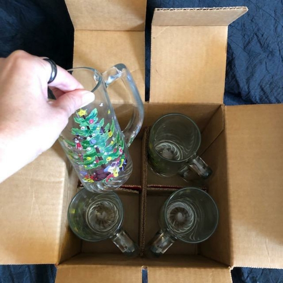 Nikko Set of 4 Christmas Tree Mugs 13 ounce - Picture 13 of 13